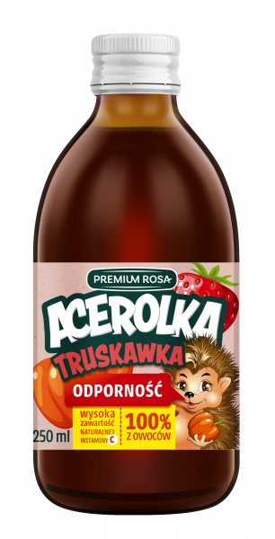 Sok 100% Premium Rosa acerola-truskawka