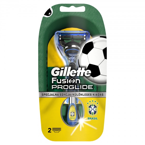 Gillette Fusion Pro Glide Gold Manual maszynka + 2 wkłady 