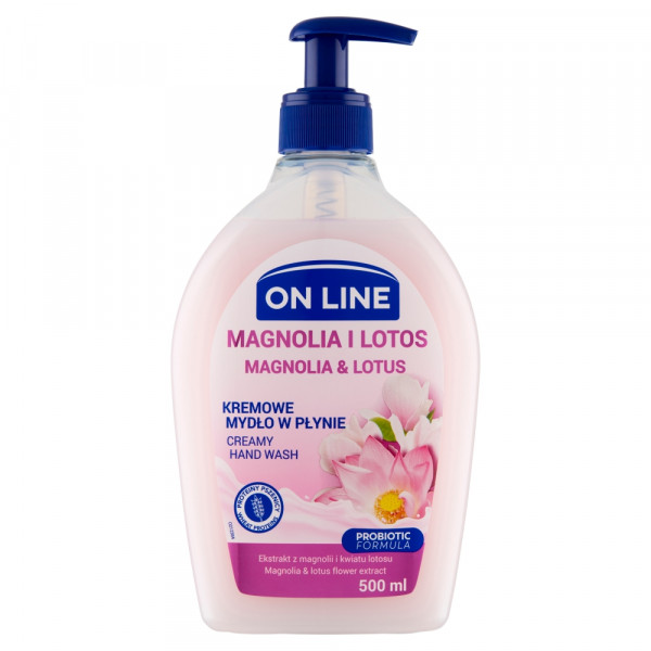 ON LINE Mydło Kremowe Magnolia&amp;Lotos  500 ml dozownik