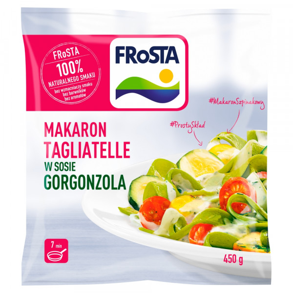 FRoSTA Makaron tagliatelle w sosie gorgonzola 450 g