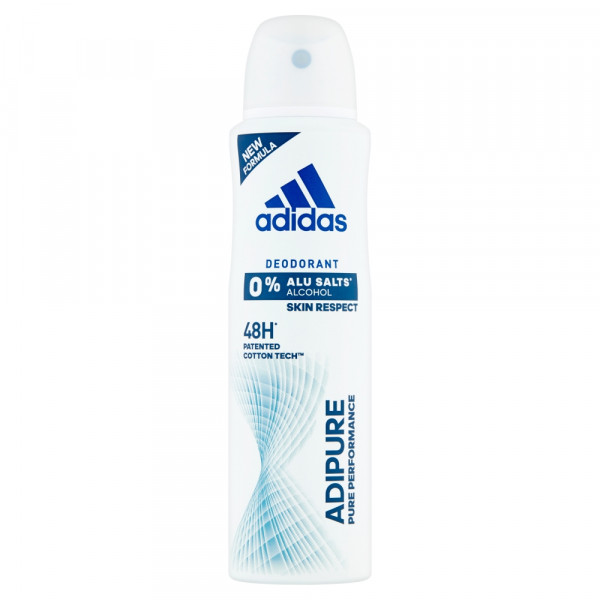 adidas Adipure dezodorant w sprayu 0% soli aluminium dla kobiet 150 ml
