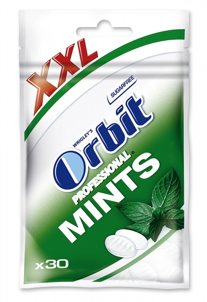 Cukierki Orbit Professional Mints Freshmint xxl 