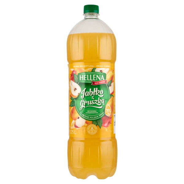 Napój ngaz Hellena jabłko z gruszką doliczana jest kaucja 0,50 zł