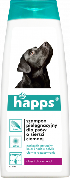 HAPPS - szampon pielęgnacyjny dla psów o sierści ciemnej 200ml