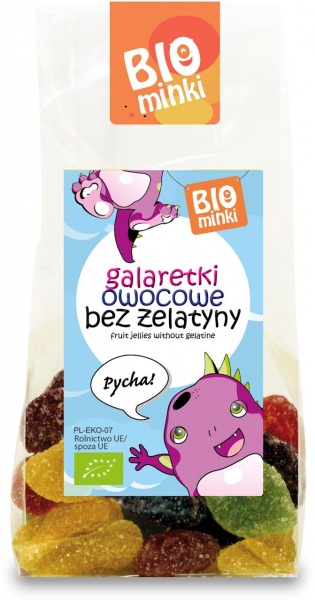 Galaretki bez żelatyny biominki 