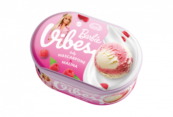 Lody Koral Vibes mascarpone &amp; malina 1l 
