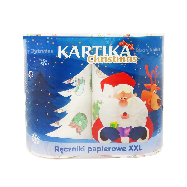 KARTIKA CHRISTMAS Ręcznik papierowy 2 rolki 2-warstwowy