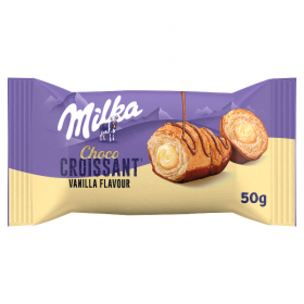 Milka Vanilla Croissant 50g
