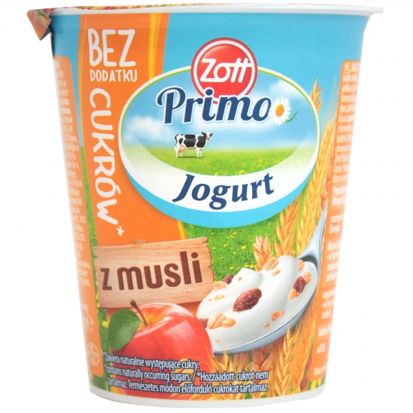 Jogurt primo naturalny z musli 
