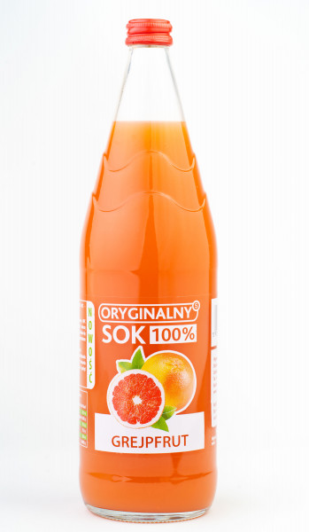 Sok 100% oryginalny grejpfrutowy 1l 