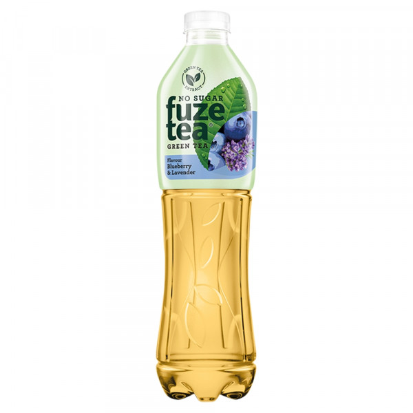 Napój niegazowany Fuze Tea bez cukru Green Tea smak borówki i lawendy