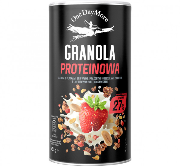 Granola OneDayMore proteinowa 
