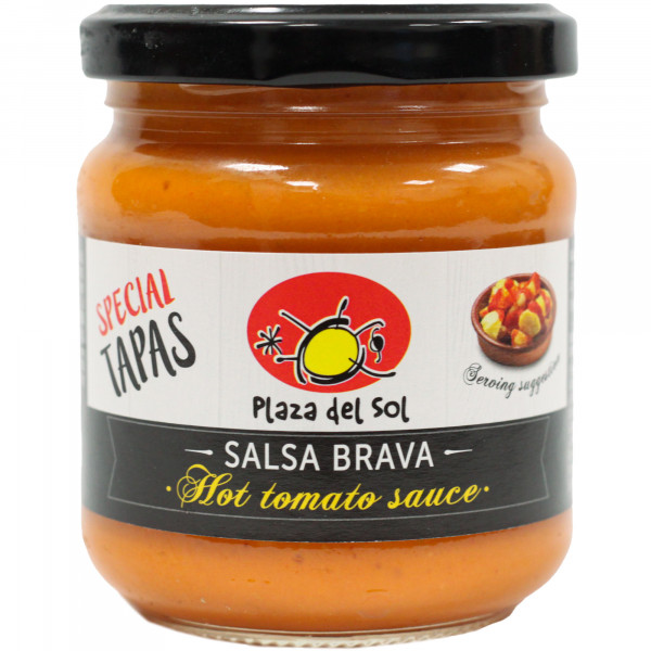 Sos plaza del sol pomidorowy salsa brava pikantny 185g 