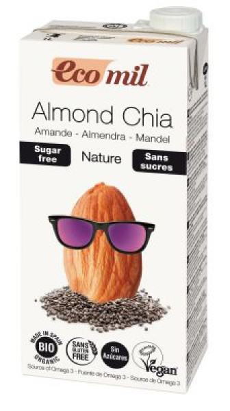 Napój migdałowy z chia bez cukru bio