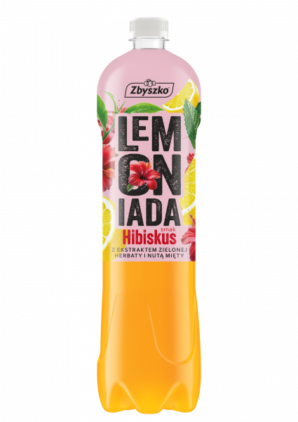 Zbyszko Lemoniada smak hibiskus 1,25l niegaz