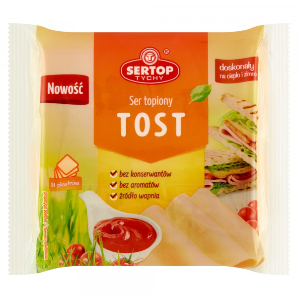 Ser topiony Tost plastry 130 g SERTOP
