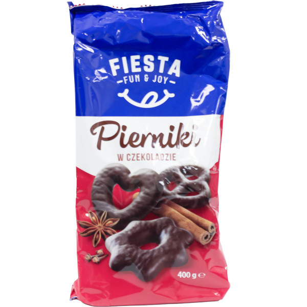 Pierniki Fiesta w deserowej czekoladzie 