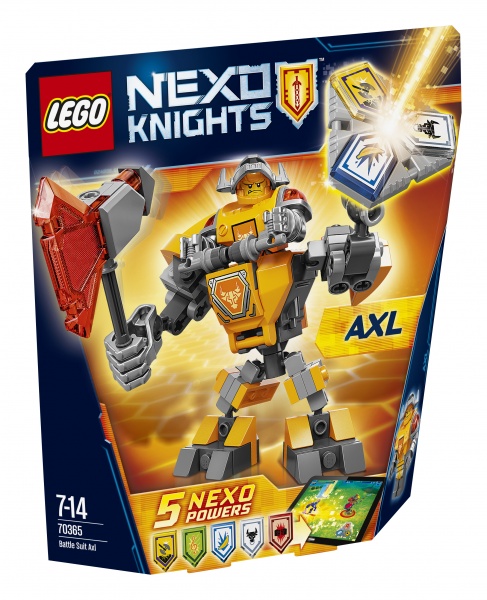 Lego Nexo Knifhts zbroja axla 70365 