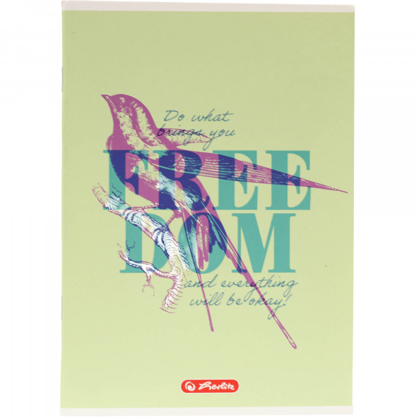 Herlitz zeszyt A5 60 kratka nature motivation
