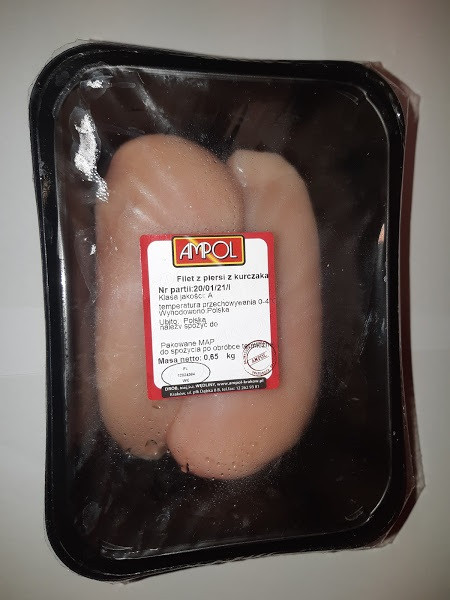 Filet z piersi kurczaka tacka ok 700 g 