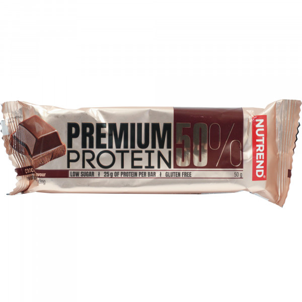 Baton proteinowy nutrend premium 50% bar czekolada 50g 