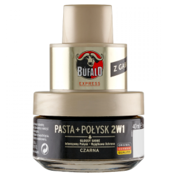 Pasta do butów Bufalo express połysk czarna