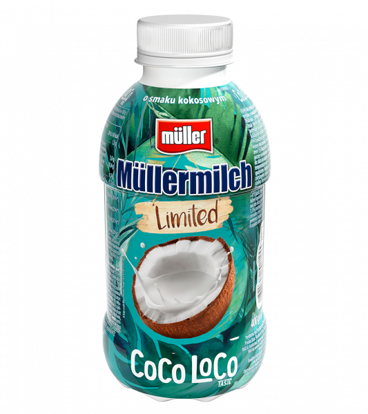 Napój mleczny Müllermilch o smaku kokosowym 400G