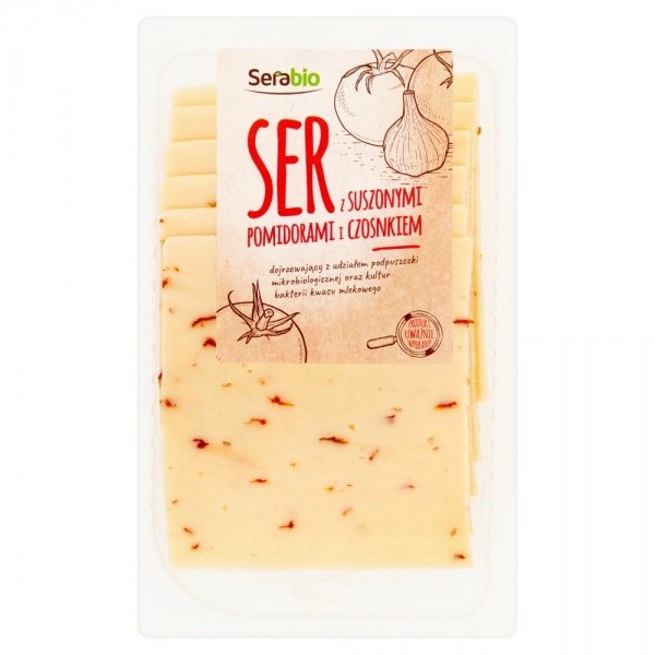 Ser żółty pomidor suszony czosnek 