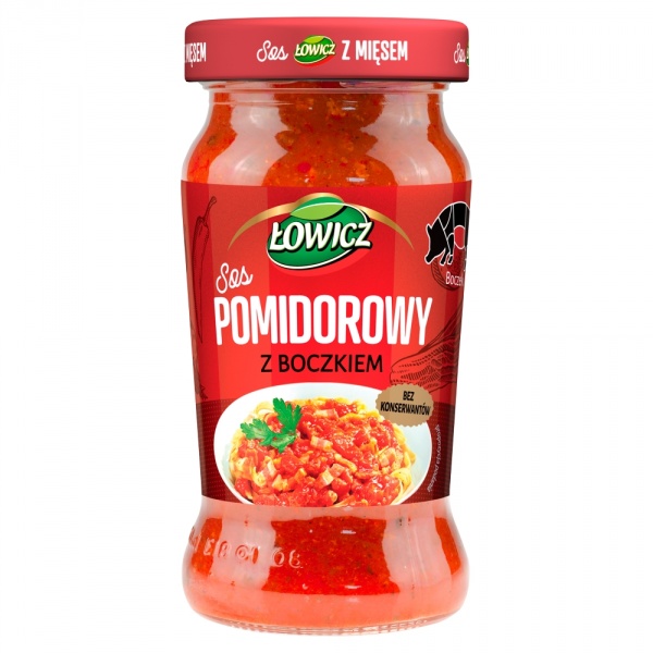 Sos Łowicz pomidorowy z boczkiem 
