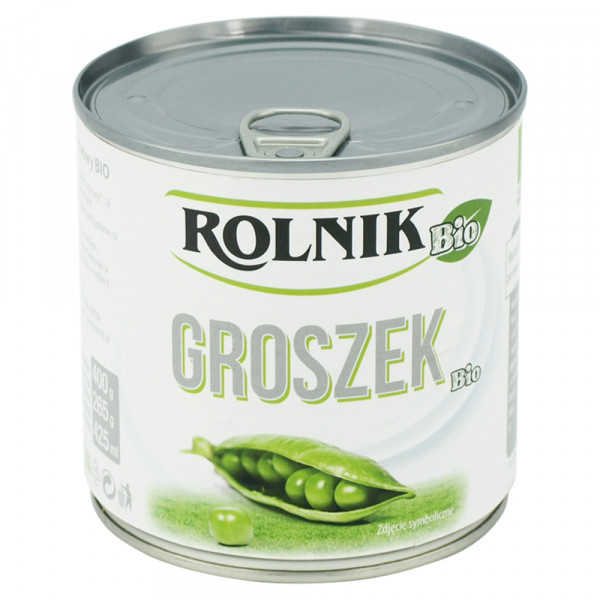 Groszek Rolnik bio konserwowy 