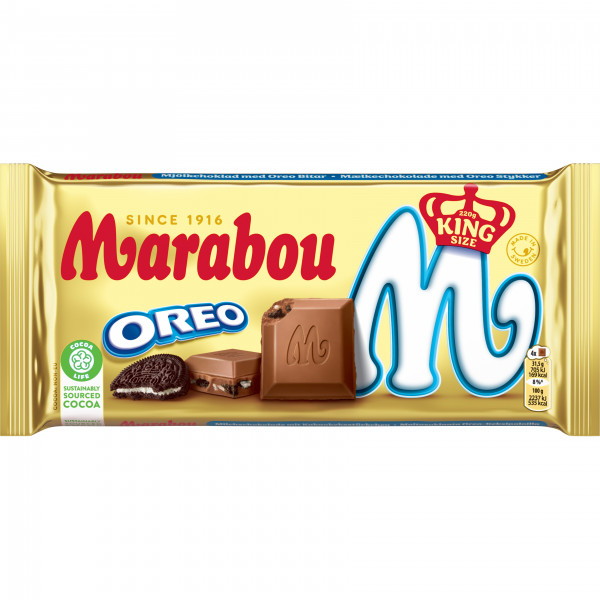 Marabou czekolada mleczna &amp; Oreo 220 g