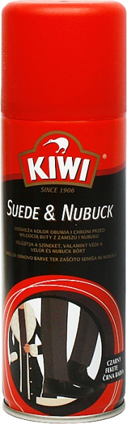 Kiwi Suede&amp;Nubuck Spray renowator zamszu czarny