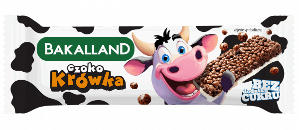 Bakalland Ba! Kids kakao &amp; mleko Baton zbożowy 25 g