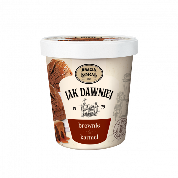 Lody Bracia Koral brownie &amp; karmel 