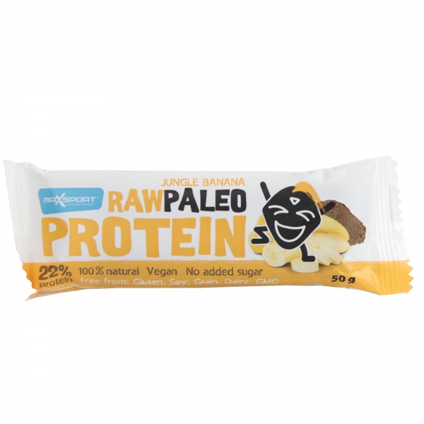 Baton proteinowy raw paleo protein z bananem 