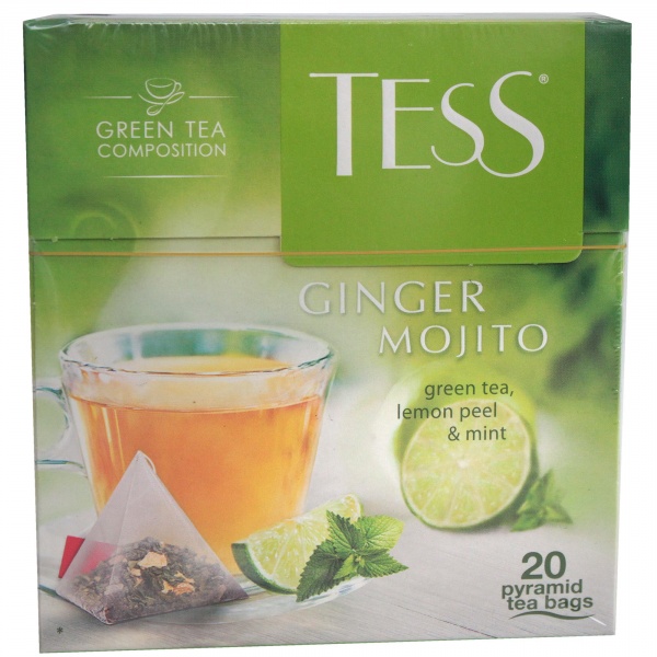 Herbata tess green ginger&amp;mojito. 