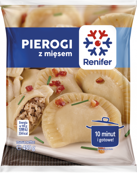 Pierogi Renifer z mięsem 