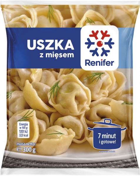 Uszka Renifer z mięsem 