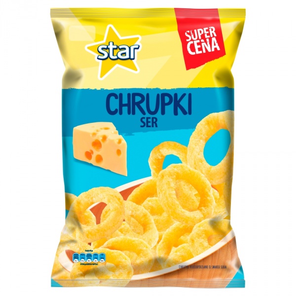 Chrupki star serowe 