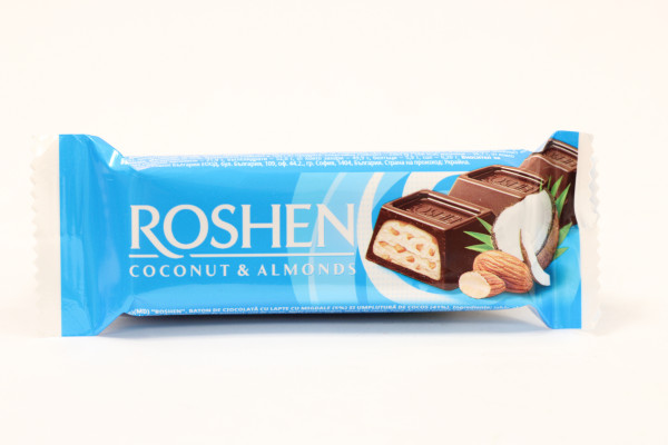Baton czekoladowy Roshen z nadzieniem kokosowym 29 g