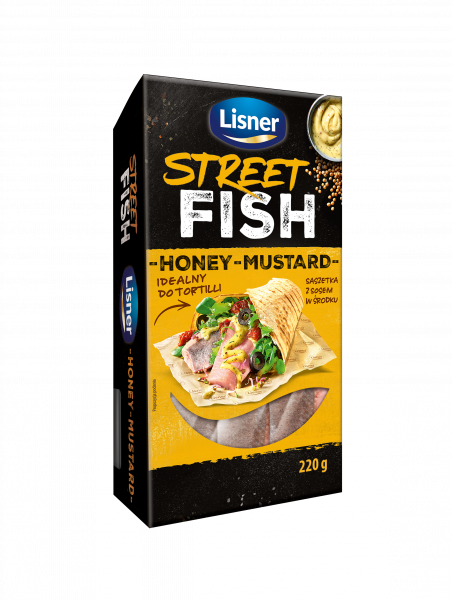 Filety śledziowe z sosem musztardowo-miodowym Street Fish Lisner 220g