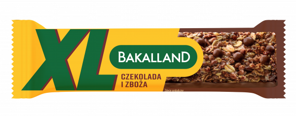 Baton zbożowy Bakalland czekolada xl 55g 