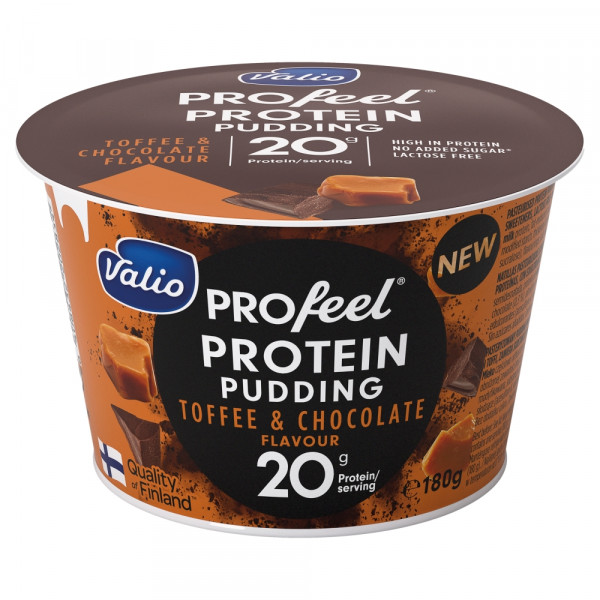 Valio Profeel pudding proteinowy 180 g toffi-czekolada, bez laktozy