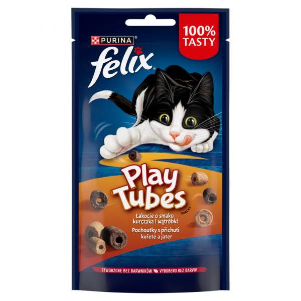 FELIX PlayTubes Kurczak i Wątróbka 50g