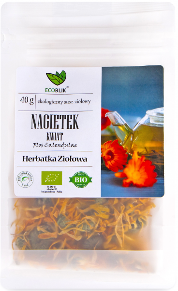 Herbata liść Ecoblik ziołowa Nagietek kwiat eko 