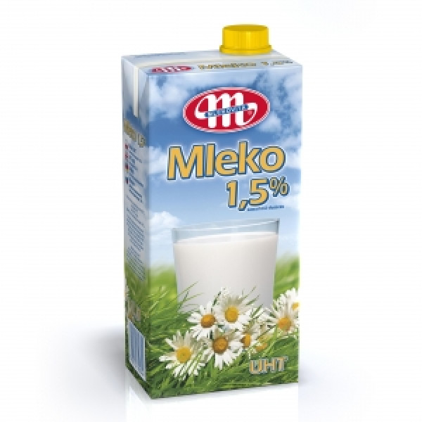 Mlekovita Mleko UHT 1,5% tł. 1L