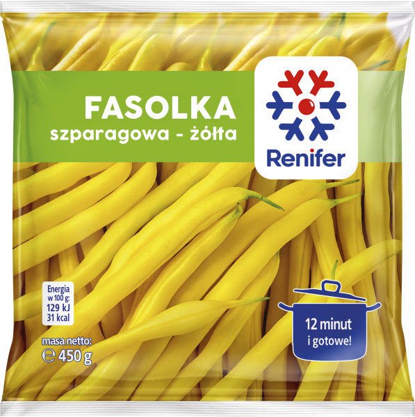 Fasola szparagowa Renifer żółta 