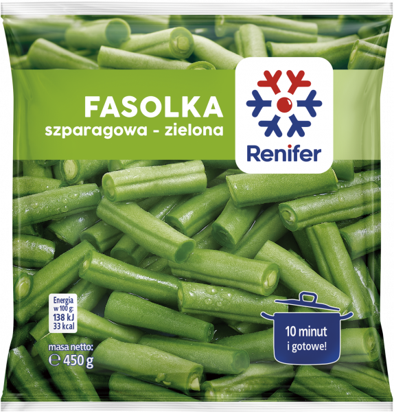 Fasola szparagowa Renifer zielona 
