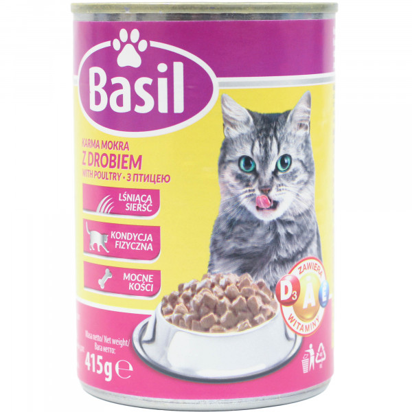 Karma dla kota Basil z drobiem 