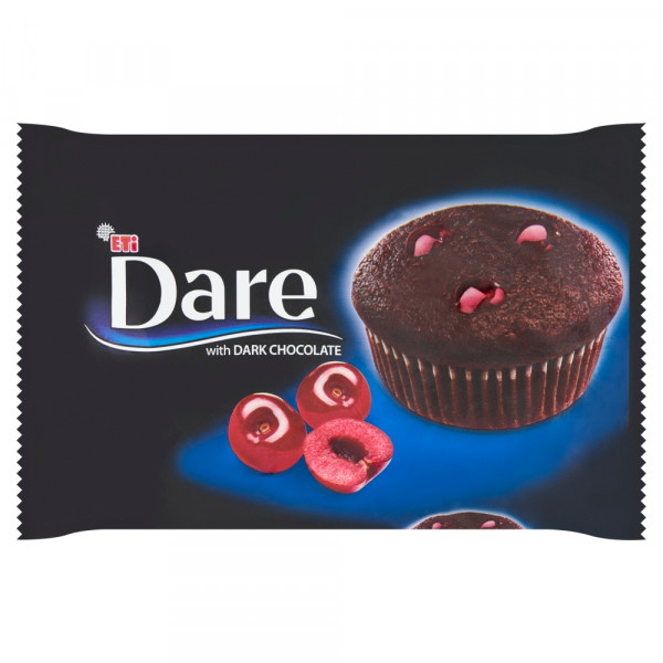 Babeczka Dare with dark chocolate cherry 